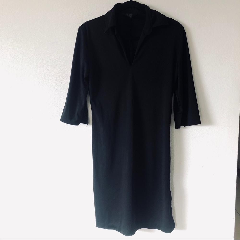 Express collar midi dress